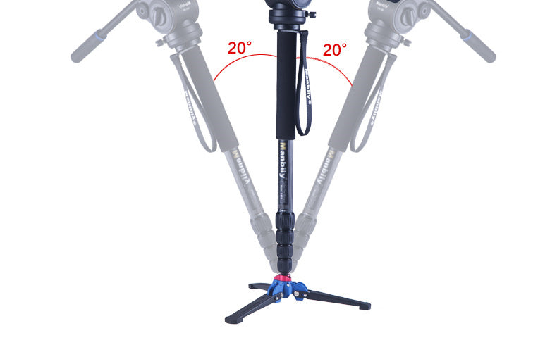 JMT-289930 Portable Three-Prong Base for SLR Camera with 75 mm Ground Clearance and 20° Swing Angle