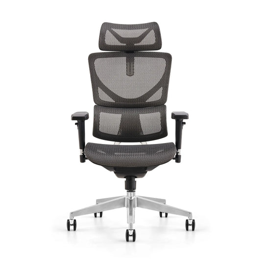 JMT-289994 Ergonomic Adjustable Office Chair with Headrest and Swivel Feature