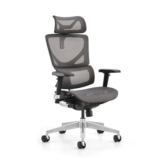 JMT-289994 Ergonomic Adjustable Office Chair with Headrest and Swivel Feature