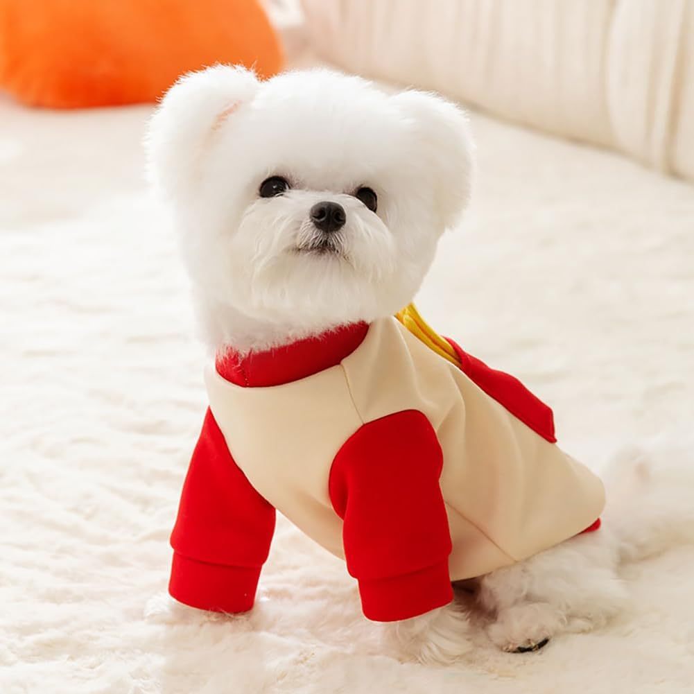 JMT-290186 Cozy Dog Sweater with Leash Loop - Soft and Stylish Apparel for Small and Medium Dogs