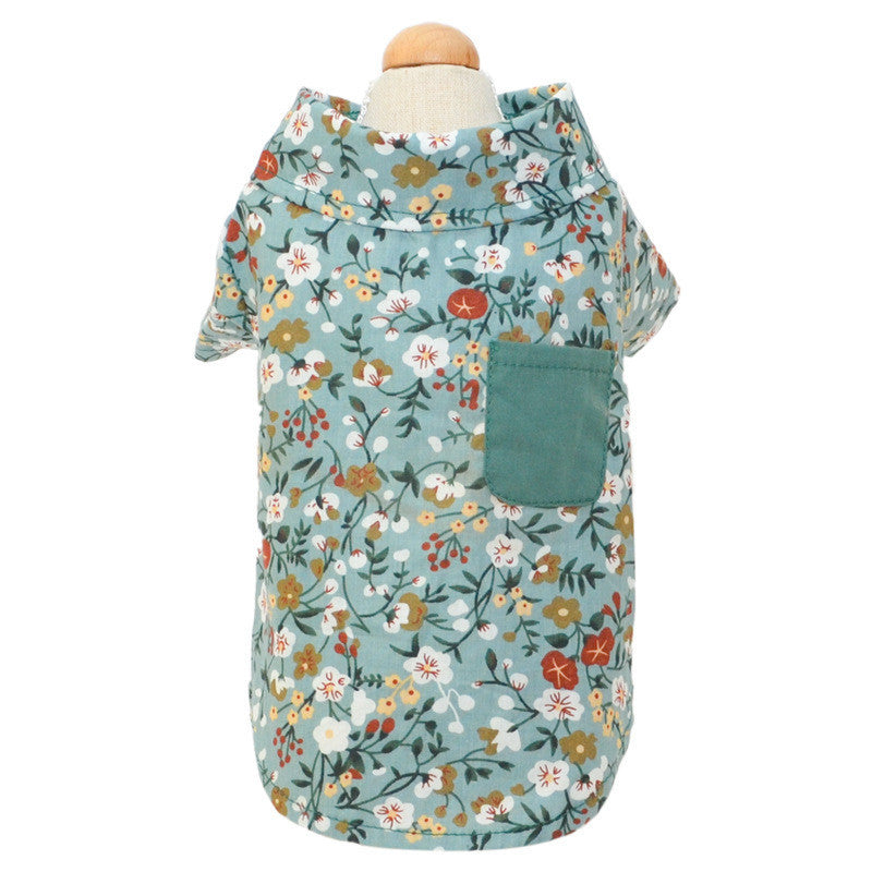 JMT-290314 Cozy Cotton Dog Overalls with Pumpkin Design for Pets in Multiple Sizes