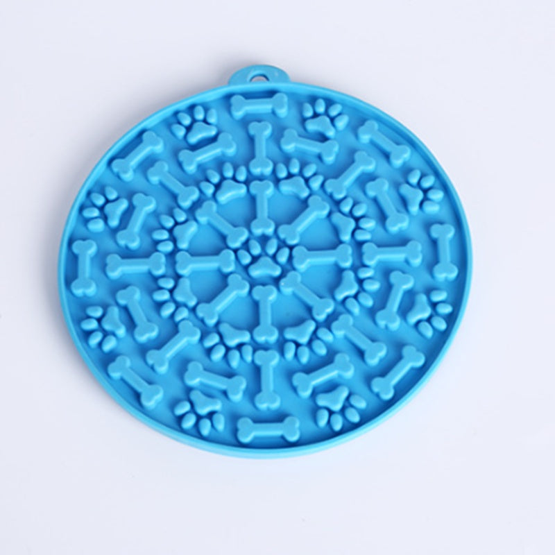 JMT-290570 Silicone Pet Licking and Feeding Pad - Dog Bone & Cross Shapes in Multiple Colors