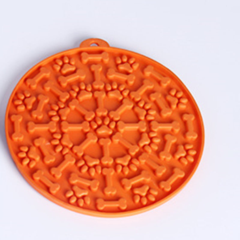 JMT-290570 Silicone Pet Licking and Feeding Pad - Dog Bone & Cross Shapes in Multiple Colors