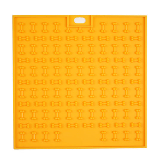 JMT-290570 Silicone Pet Licking and Feeding Pad - Dog Bone & Cross Shapes in Multiple Colors