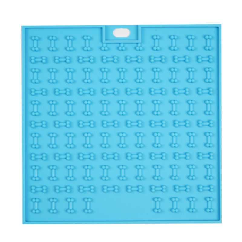 JMT-290570 Silicone Pet Licking and Feeding Pad - Dog Bone & Cross Shapes in Multiple Colors