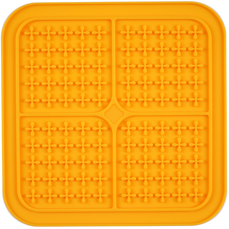 JMT-290570 Silicone Pet Licking and Feeding Pad - Dog Bone & Cross Shapes in Multiple Colors