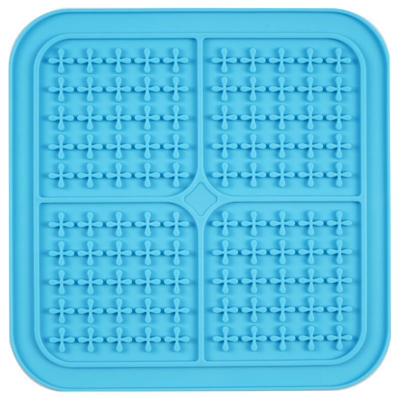 JMT-290570 Silicone Pet Licking and Feeding Pad - Dog Bone & Cross Shapes in Multiple Colors