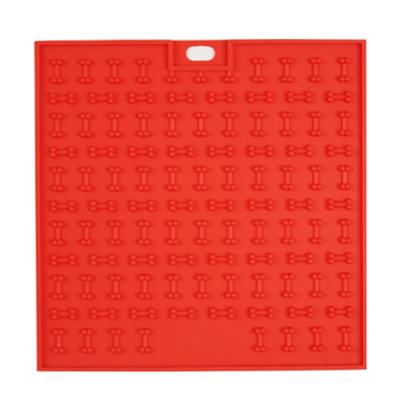 JMT-290570 Silicone Pet Licking and Feeding Pad - Dog Bone & Cross Shapes in Multiple Colors