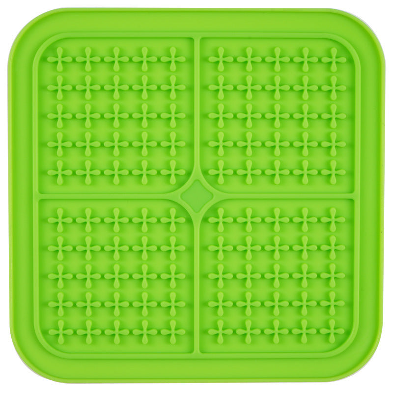 JMT-290570 Silicone Pet Licking and Feeding Pad - Dog Bone & Cross Shapes in Multiple Colors