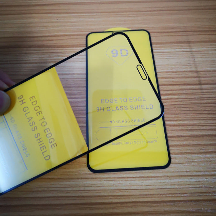 JMT-290570 Tempered Glass Screen Protector for Mobile Phones - Anti-Scratch, Black, Simple Style