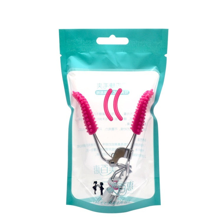 JMT-290826 Carbon Steel Eyelash Curler with Plastic Handle - Available in Multiple Colors