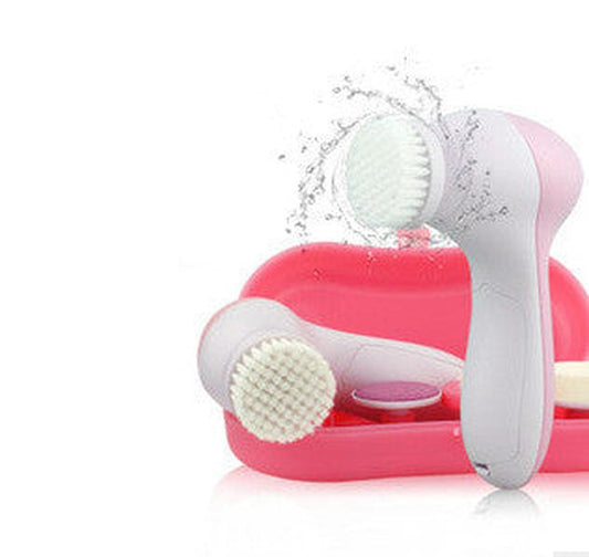 JMT-290954 Electric Cleansing Instrument KD-116 - Pink Facial Cleanser and Massager with Pore Cleaning Feature