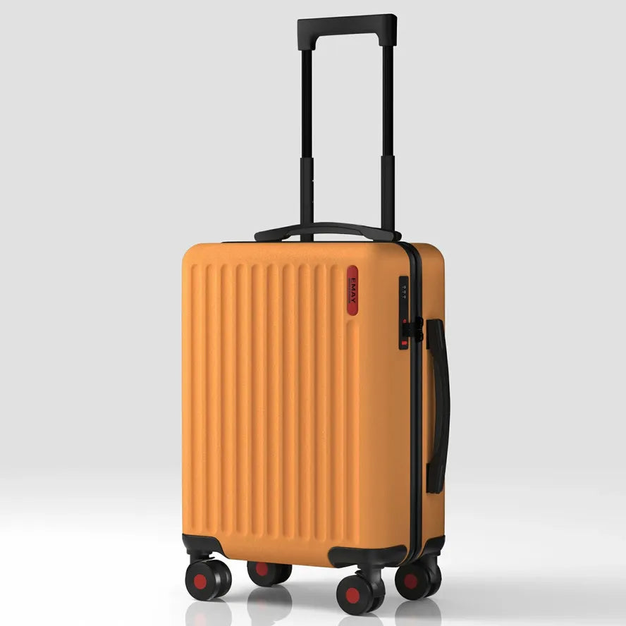 JMT-291274 Designer Black Aluminium Trolley with ABS Hard Case for Travel Suitcases