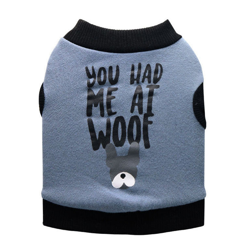 JMT-291338 Fleece Fabric Small Dog Vest for All Seasons - Comfortable and Stylish