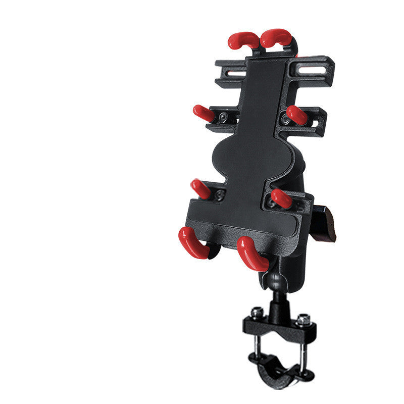 JMT-291402 Aluminum Alloy Mobile Phone Holder for Motorcycles and Scooters - Rearview Mirror Bracket