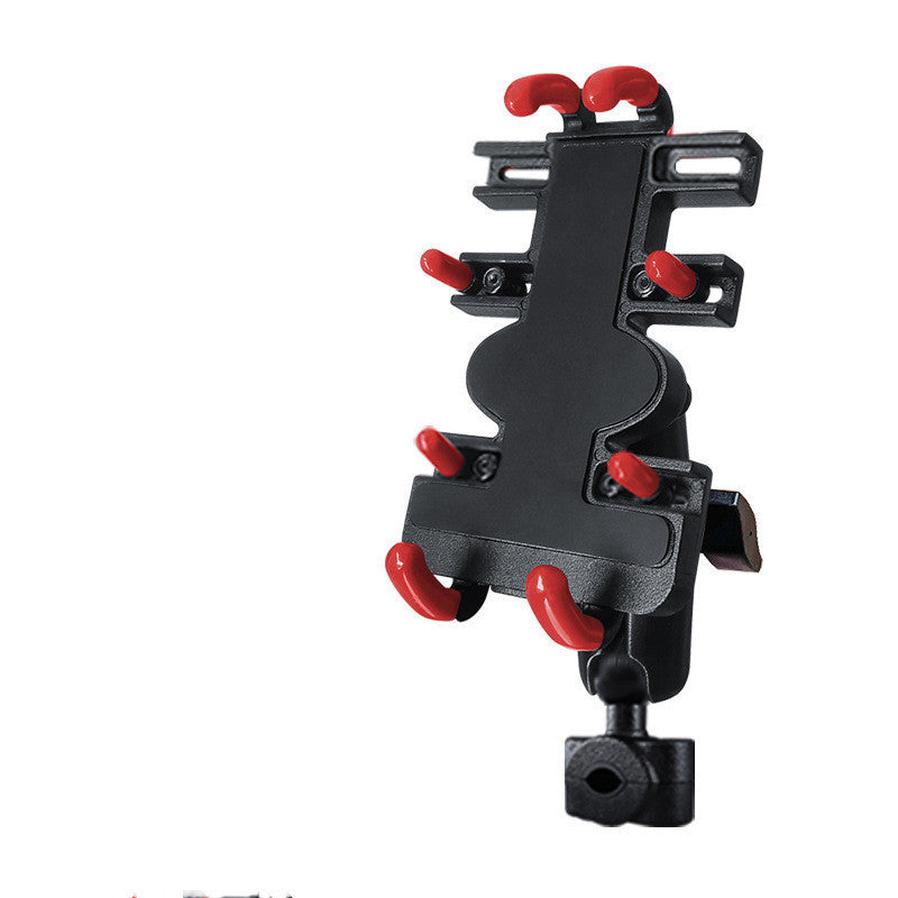 JMT-291402 Aluminum Alloy Mobile Phone Holder for Motorcycles and Scooters - Rearview Mirror Bracket