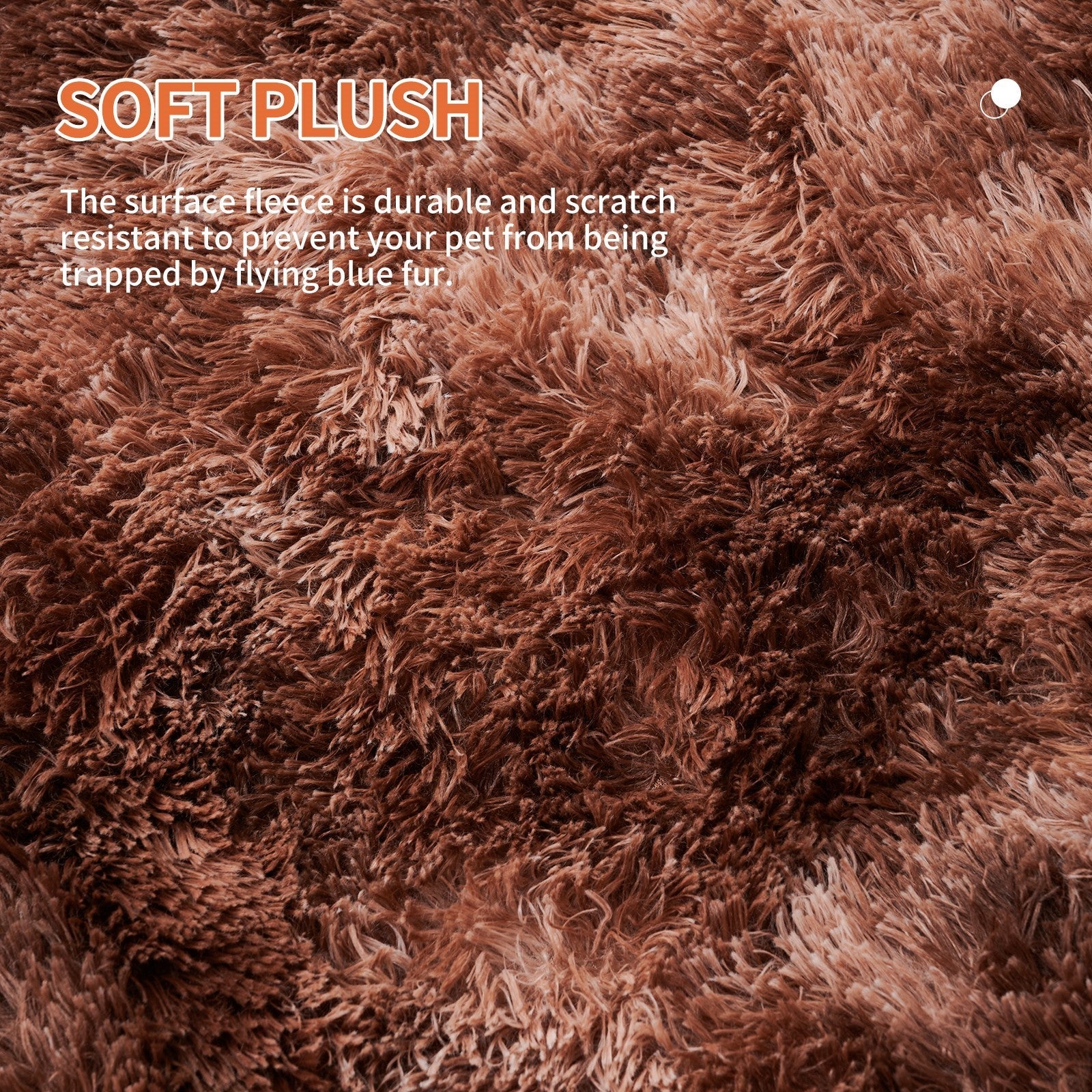 JMT-291530 Cozy Plush Dog Bed with Removable Washable Cover for Medium to Large Dogs and Cats