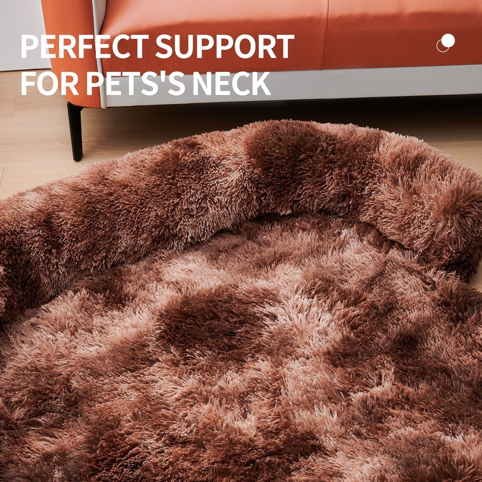 JMT-291530 Cozy Plush Dog Bed with Removable Washable Cover for Medium to Large Dogs and Cats