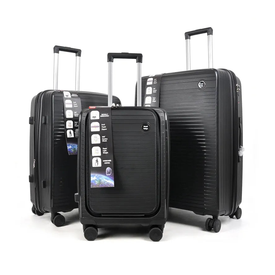 JMT-291658 Large-Capacity Scratch-Resistant PP Trolley Suitcase