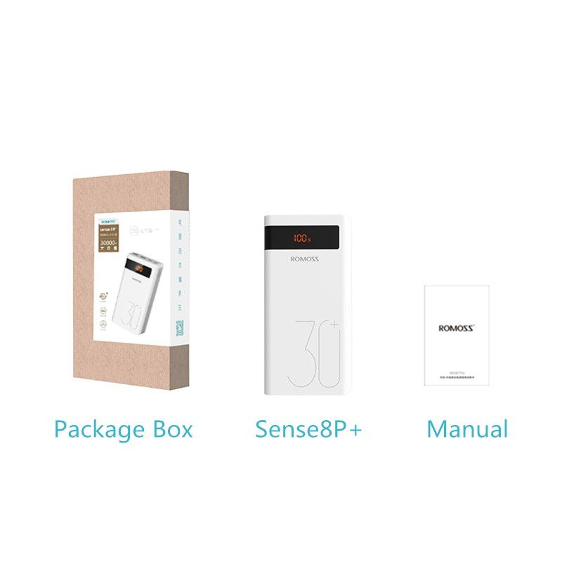 JMT-291722 30000mAh Polymer Lithium Ion Power Bank with Digital Display and Multi-USB Output