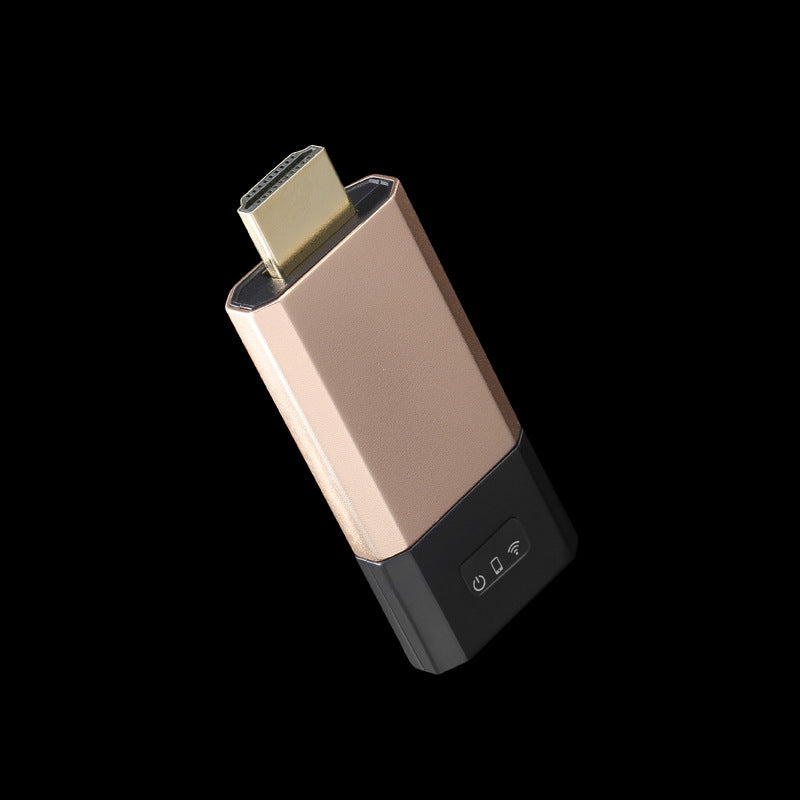 JMT-291722 C8 Wireless HDMI Device with Screen - Aluminum Alloy, 1920x1080 Resolution, Multiple Audio & Video Format Support