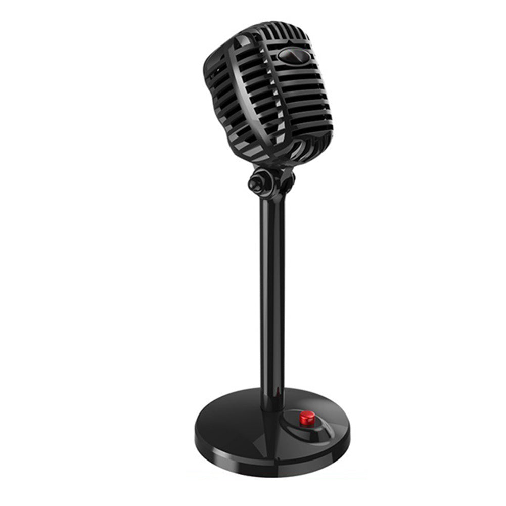 JMT-291722 Dual-Channel Home Karaoke Microphone – 3.5mm & USB Versions, Omnidirectional with Noise Reduction, Ideal for Recording and Live Performances