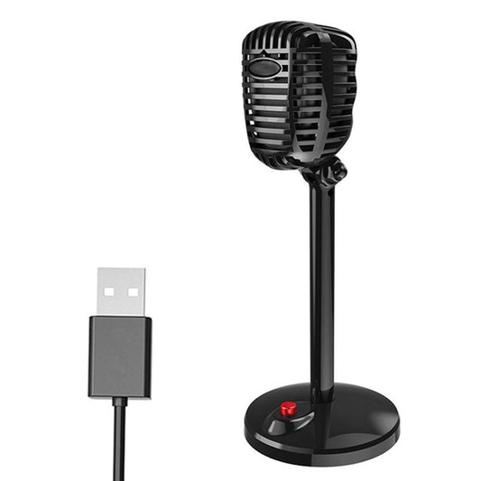 JMT-291722 Dual-Channel Home Karaoke Microphone – 3.5mm & USB Versions, Omnidirectional with Noise Reduction, Ideal for Recording and Live Performances