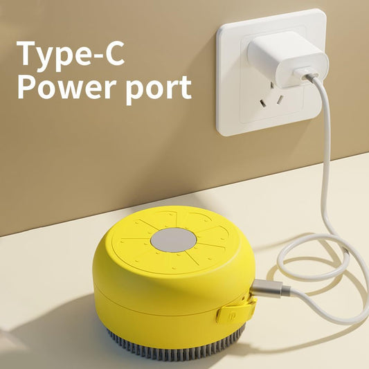 JMT-291786 Rechargeable 3-in-1 Cat Steaming Brush for Hair Removal and Massage, Silicone Design for Cats and Dogs