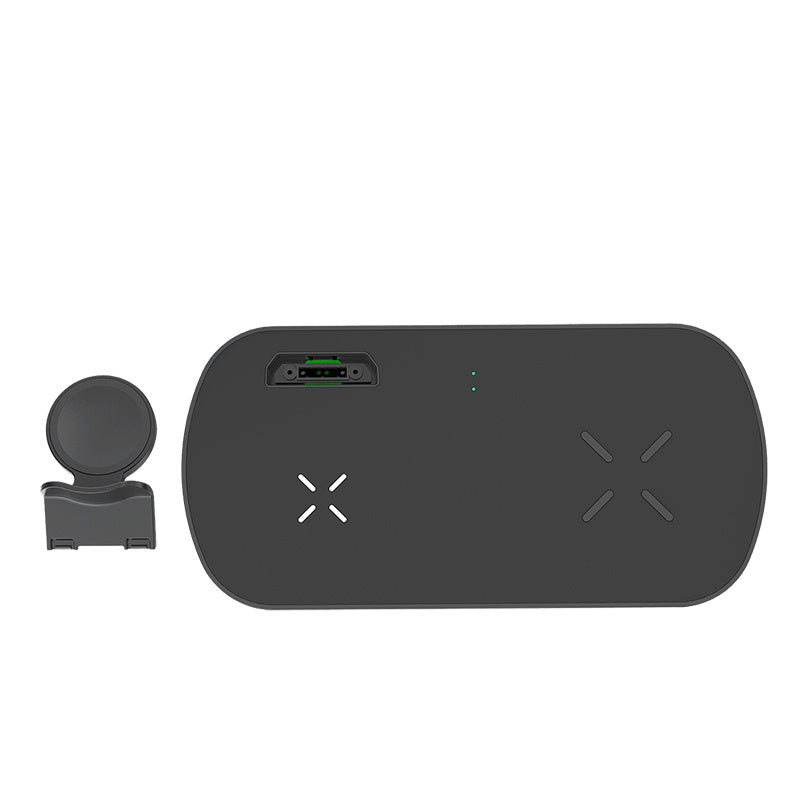 JMT-292042 3-in-1 Fast Wireless Charger for Galaxy Watch, AirPods, and Qi-Compatible Devices