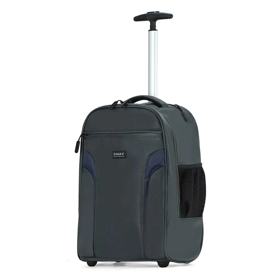 JMT-292426 18 Inch Travel Trolley Laptop Backpack with Wheels for Men - Custom Logo Outdoor Fabric