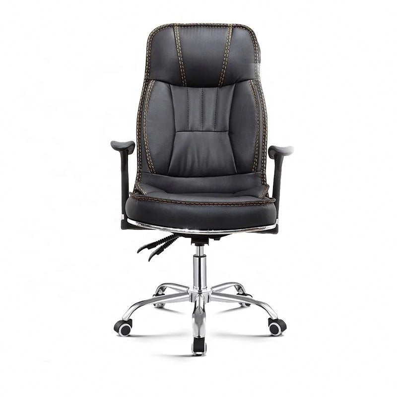 JMT-292618 Contemporary Leather Office Chair for Home Study and Writing, Designed for Comfort and Durability