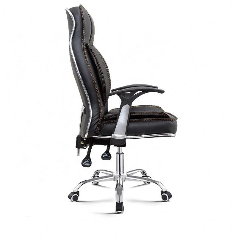 JMT-292618 Contemporary Leather Office Chair for Home Study and Writing, Designed for Comfort and Durability