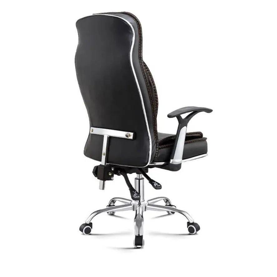 JMT-292618 Contemporary Leather Office Chair for Home Study and Writing, Designed for Comfort and Durability