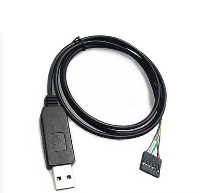 JMT-292874 FT232 USB to TTL Serial Cable with CTS RTS 6-Pin Connector, 1 Meter Length