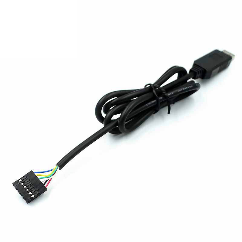 JMT-292874 FT232 USB to TTL Serial Cable with CTS RTS 6-Pin Connector, 1 Meter Length