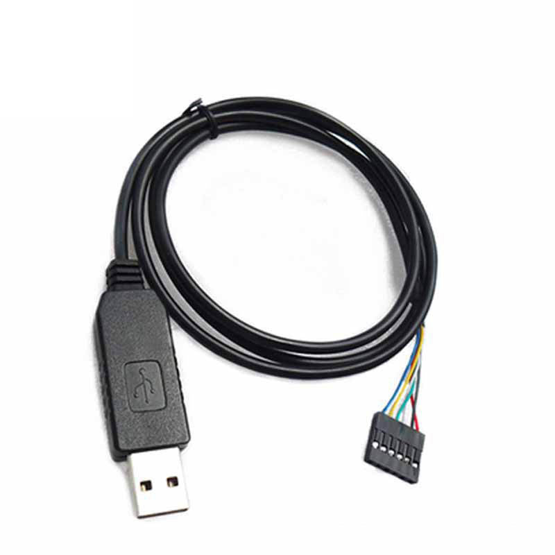 JMT-292874 FT232 USB to TTL Serial Cable with CTS RTS 6-Pin Connector, 1 Meter Length