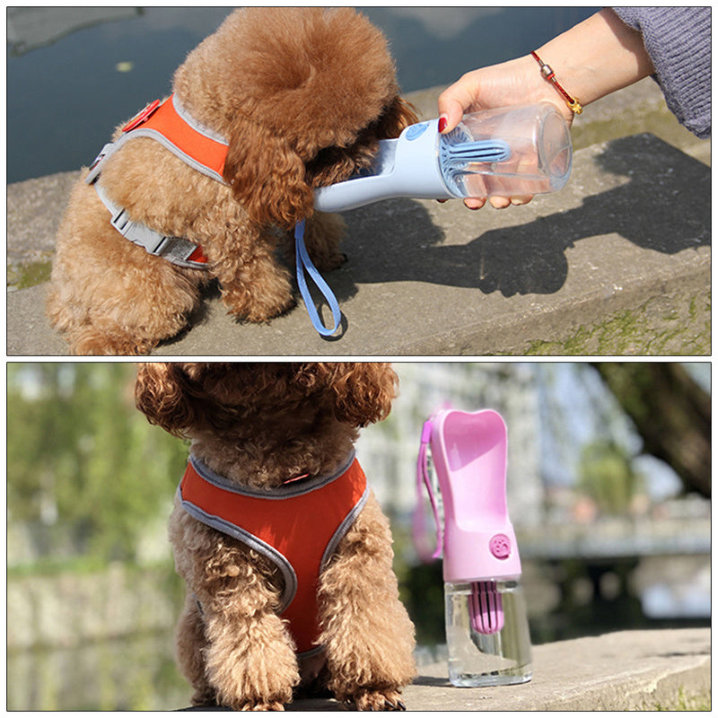 JMT-292874 Portable Pet Water Bottle with Filtration System - Leak-Proof Design for Dogs and Cats