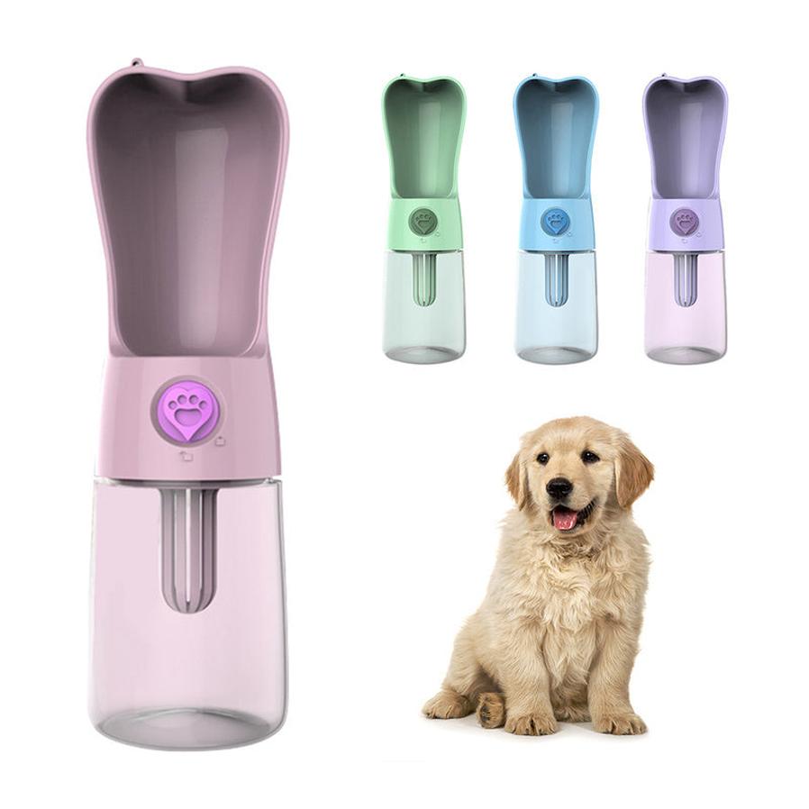 JMT-292874 Portable Pet Water Bottle with Filtration System - Leak-Proof Design for Dogs and Cats