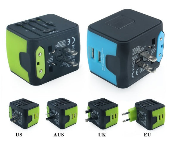JMT-293194 Multi-Function Conversion Socket with Dual USB Charger and 6 Outlet Slots
