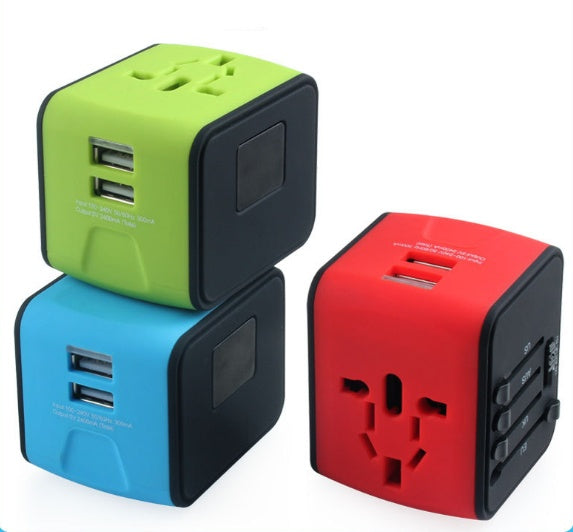 JMT-293194 Multi-Function Conversion Socket with Dual USB Charger and 6 Outlet Slots