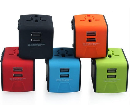 JMT-293194 Multi-Function Conversion Socket with Dual USB Charger and 6 Outlet Slots