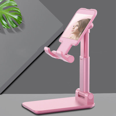 JMT-293706 Telescopic Metal Desktop Bracket for Phones and Tablets - Black/Silver