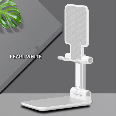 JMT-293706 Telescopic Metal Desktop Bracket for Phones and Tablets - Black/Silver