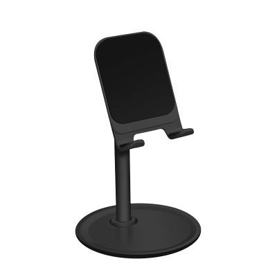 JMT-293706 Telescopic Metal Desktop Bracket for Phones and Tablets - Black/Silver