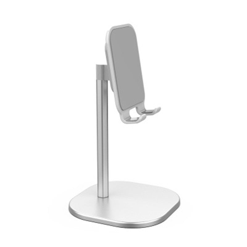 JMT-293706 Telescopic Metal Desktop Bracket for Phones and Tablets - Black/Silver