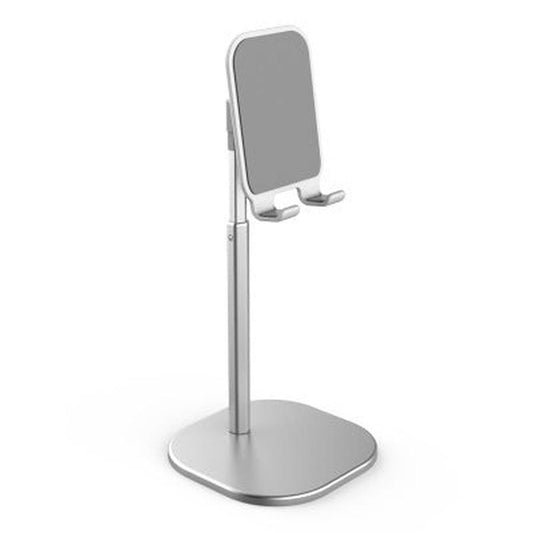 JMT-293706 Telescopic Metal Desktop Bracket for Phones and Tablets - Black/Silver
