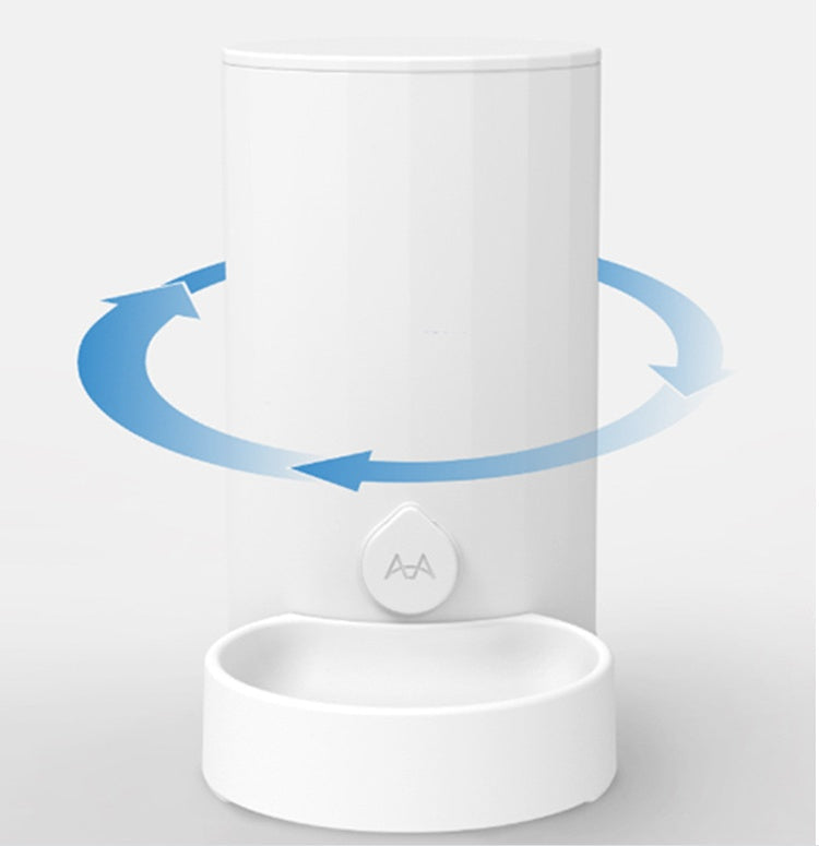 JMT-294026 Automatic Cat Water Dispenser and Feeder, Easy to Clean Plastic Design, White