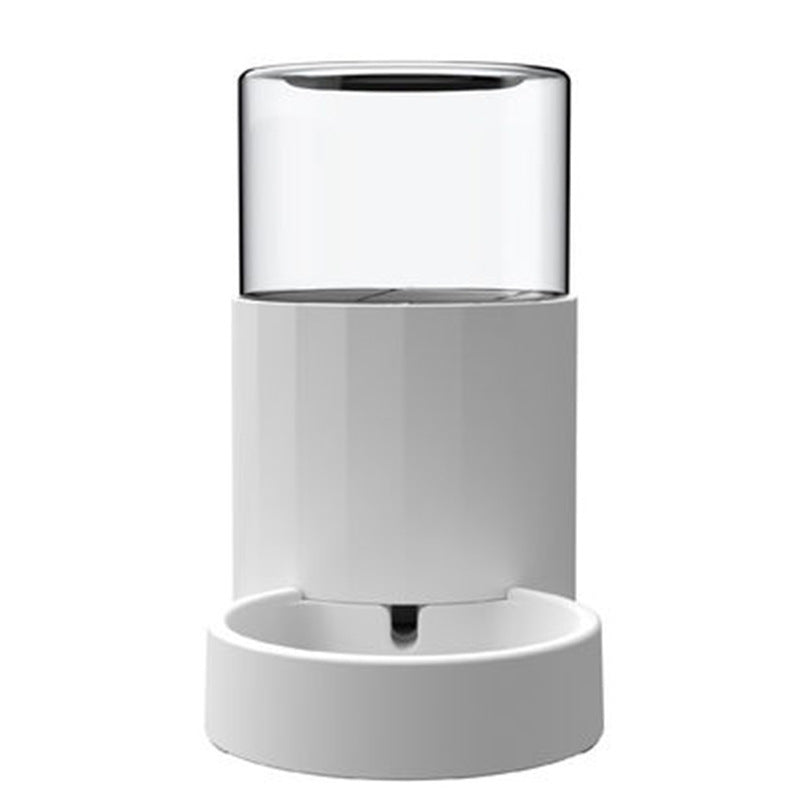 JMT-294026 Automatic Cat Water Dispenser and Feeder, Easy to Clean Plastic Design, White