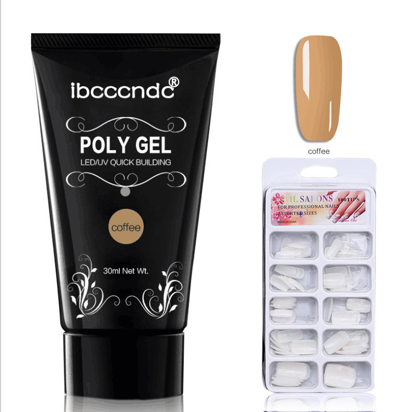 JMT-294154 Crystal Nail Extension Gel 30g - Quick and Easy Application, Strong Hold, Easy Removal