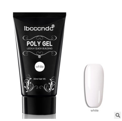 JMT-294154 Crystal Nail Extension Gel 30g - Quick and Easy Application, Strong Hold, Easy Removal